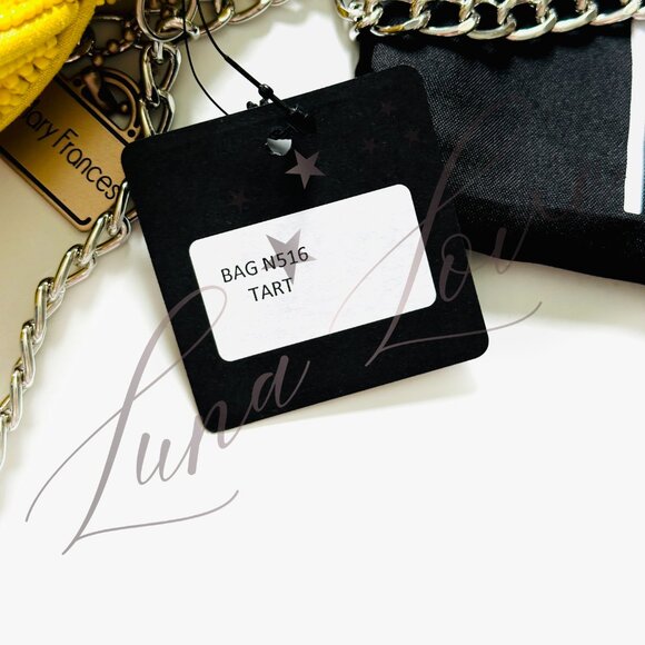 MARY FRANCES Tart Beaded Lemon Shoulder / Crossbody Bag NWT - Picture 7 of 7